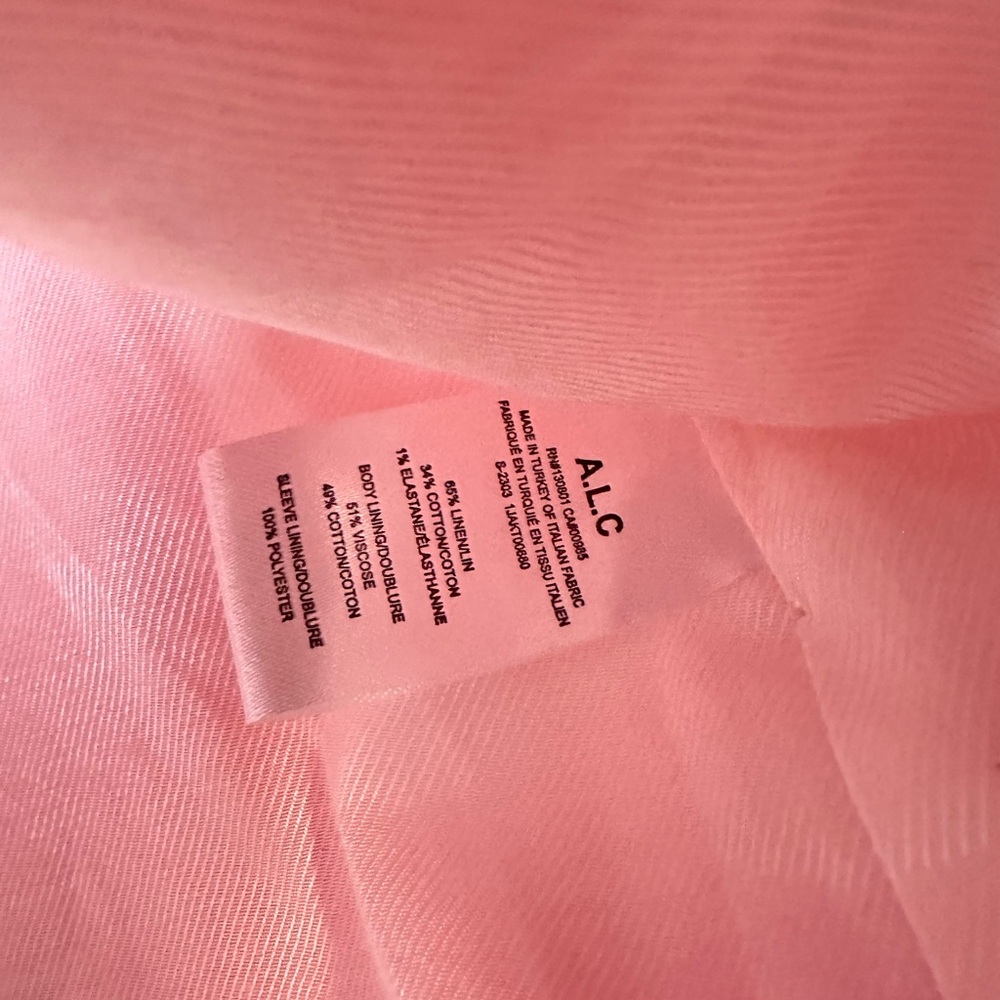A.L.C. Donovan Jacket in Dark Grapefruit - Picture 7 of 8